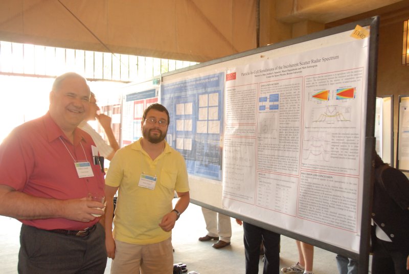 Monday Poster Session Wes Swartz (Cornell) and Marcos Diaz (BU, ITI-02)
