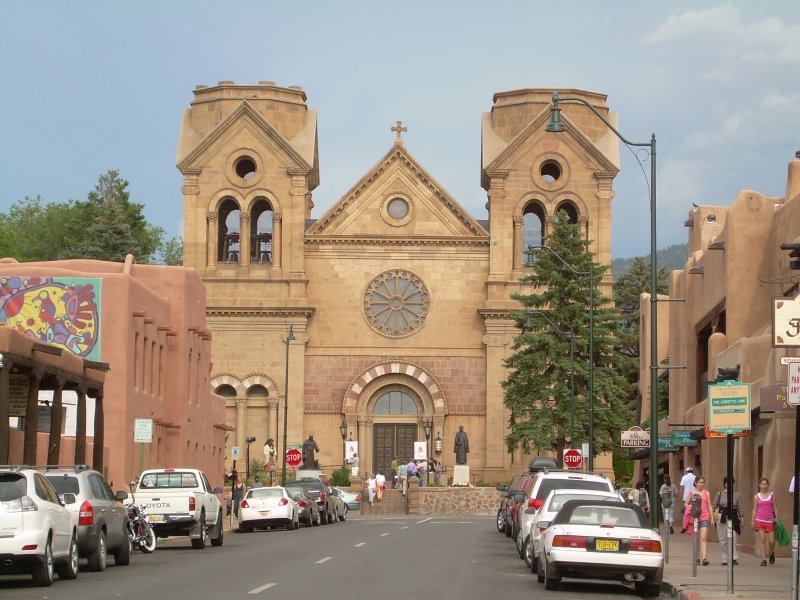 The cathedral in Santa Fe