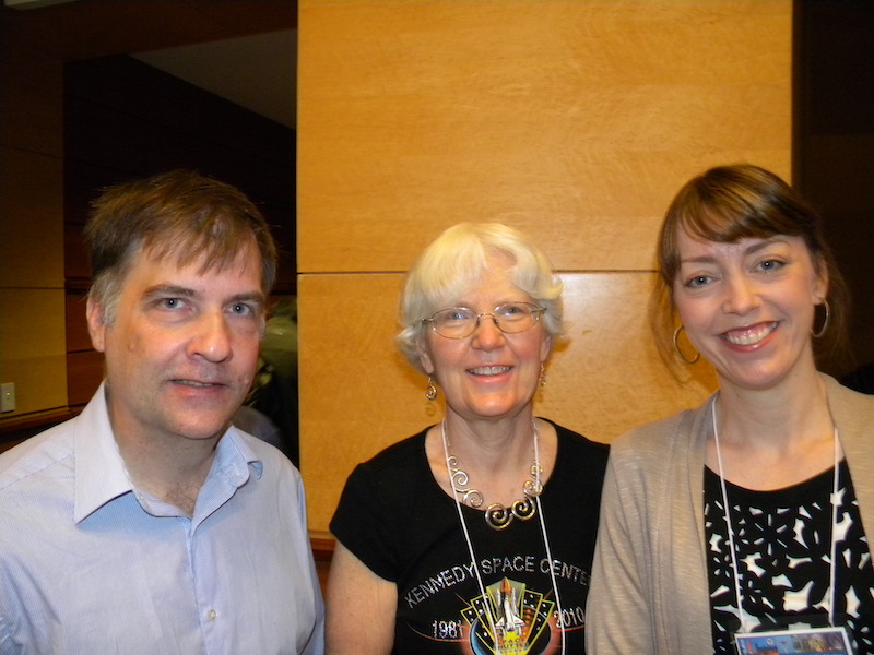 CSSC chair David Hysell (Cornell) thanks CEDAR organizers Barbara Emery (HAO/NCAR) and Kendra Greb (VSP/UCAR).