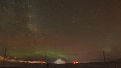 Auroras over McMurdo