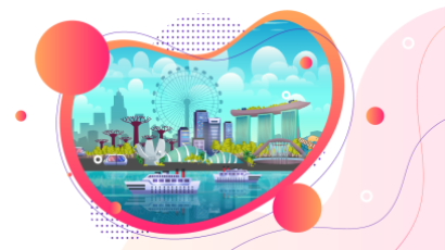 cartoon of Singapore