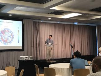 Man giving a presentation